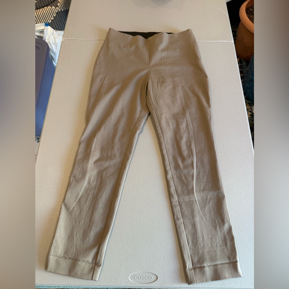 Khaki pants. Lightly worn.